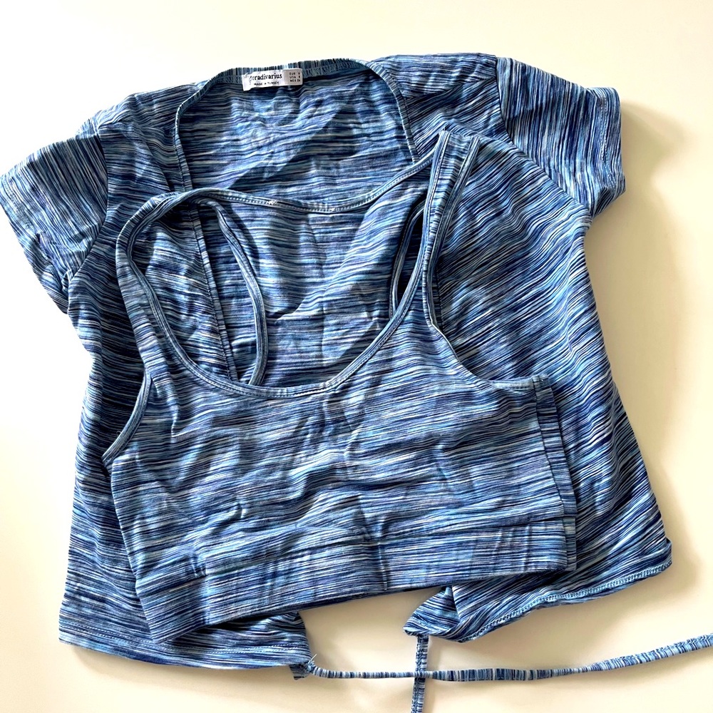 Combo top and shirt from Stradivarius